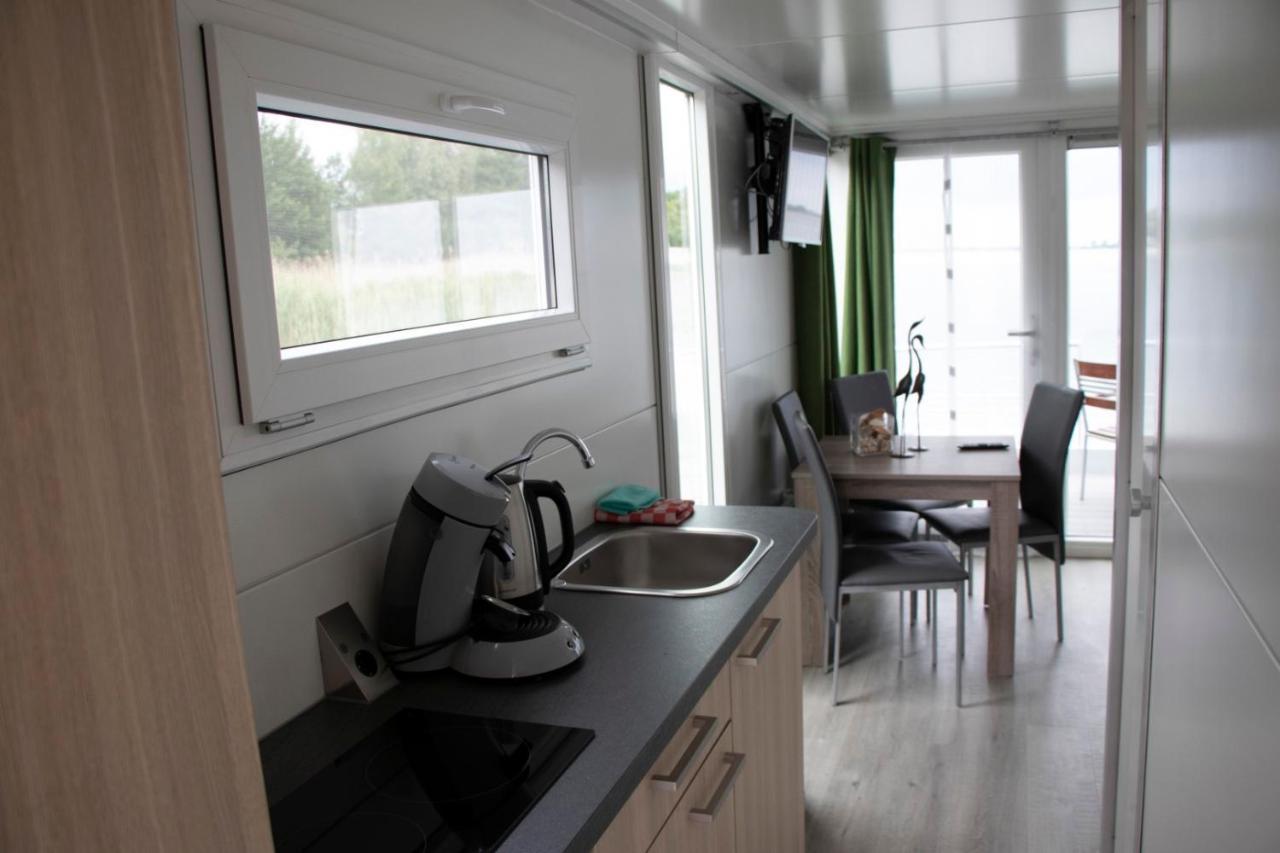 בידינגהאוזן Houseboat Uitzicht Over Veluwemeer, Natuurlokatie, Prachtige Vergezichten מראה חיצוני תמונה